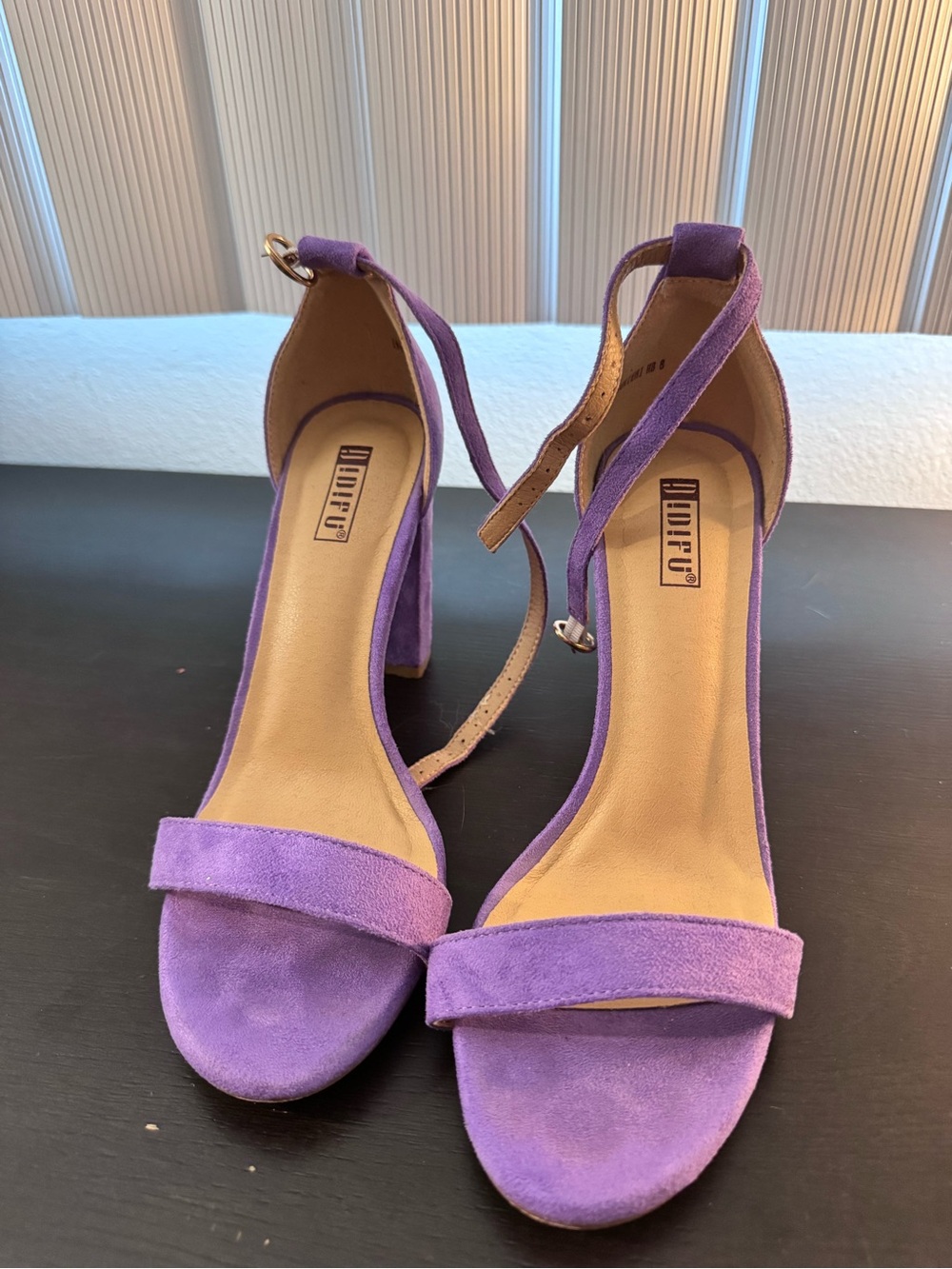 Purple dress heels